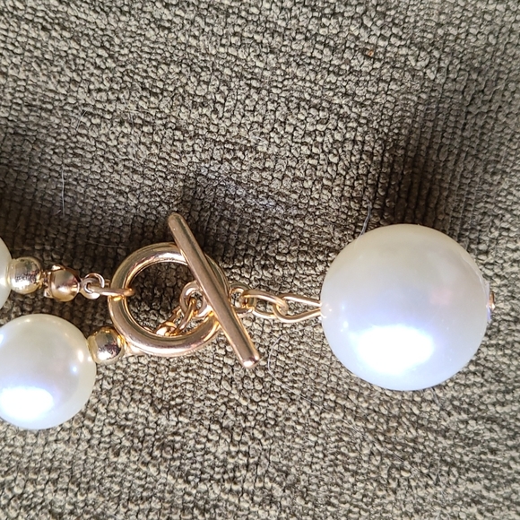 NWOT PEARL EARRING/NECKLACE SET/ELLA AND ELLY - Picture 4 of 6